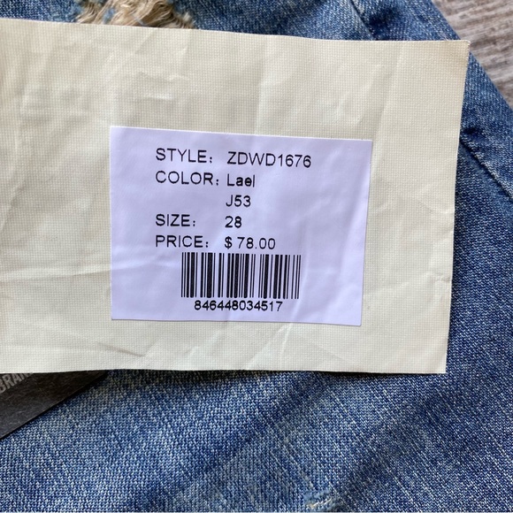 Z Brand Distressed Denim Shorts - Picture 4 of 12